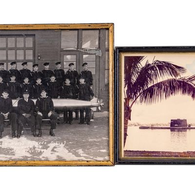 Vintage Naval Photos (2 Framed)