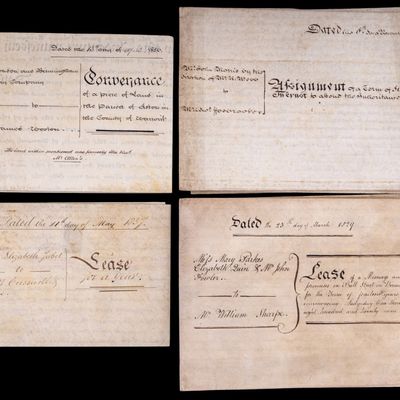 Early 19th C British Land Indentures (4)