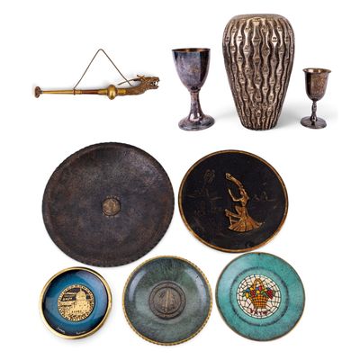 Asian & Other Brass, Copper, Enamled & Plated Ware