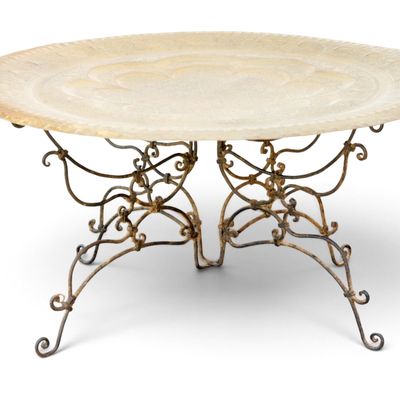 Large Embossed Tray Table
