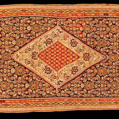 Persian Senneh Kilim Area Rug