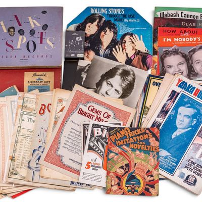 Vintage Sheet Music, Record Albums & Photos, 53pcs