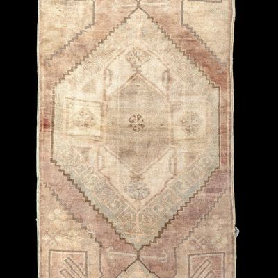 Semi Antique Turkish Oushak Area Rug