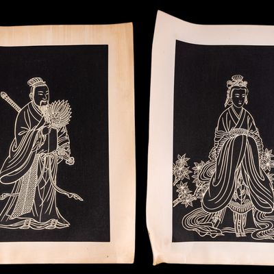 Japanese Woodblock Prints of Chinese Deities