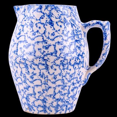 Vintage Blue Splatterwear Pitcher