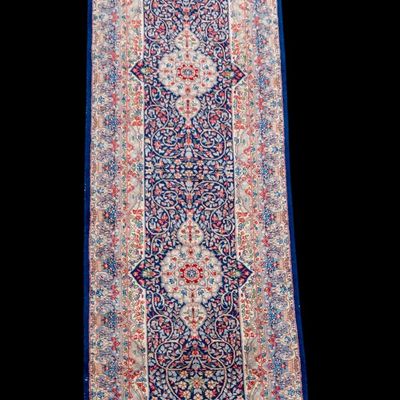 Hand-Knotted Oriental Runner Rug