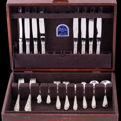Antique Sterling Silver Silverware Set
