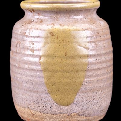 Signed Leonard Stach 1964 Stoneware Crock