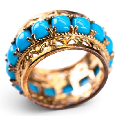 Turquoise Band Ring
