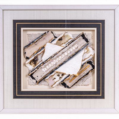 Elaine Rose Framed Mixed Media