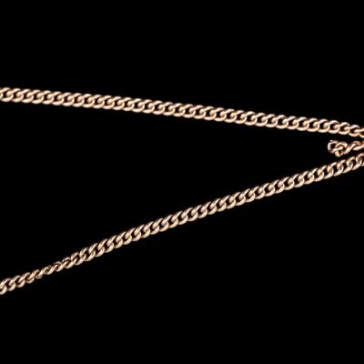 9K Gold Antique Double Albert Watch Chain