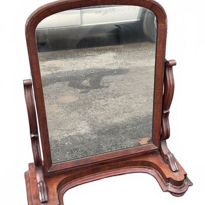 Victorian Walnut Vanity Top Mirror