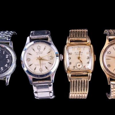 Bulova, Benrus, and Other Vintage Wrist Watches