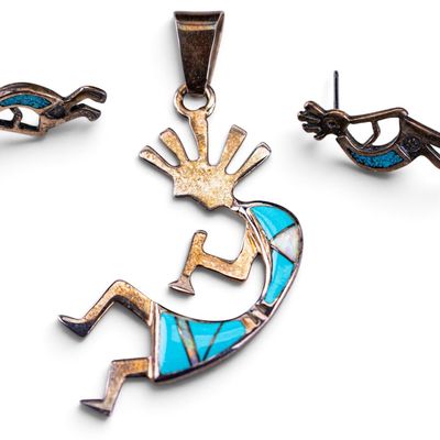 Sterling Pendant and Earrings