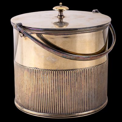 Vintage Art Deco Style Lidded Ice Bucket