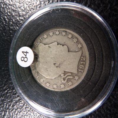 1912-D BARBER SILVER HALF DOLLAR