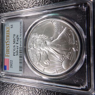 2022 PCGS MS70 FIRST STRIKE AMERICAN SILVER EAGLE DOLLAR