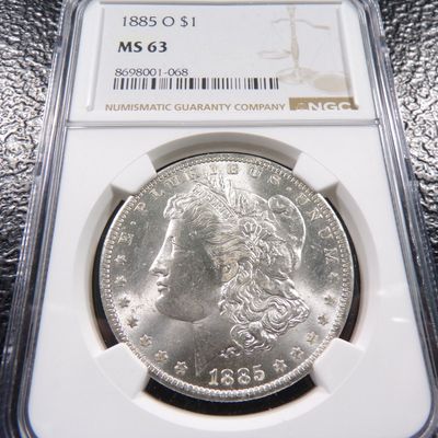 1885-O NGC MS63 MORGAN SILVER DOLLAR