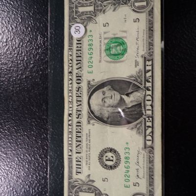 2017 GREEN SEAL $1 FEDERAL RESERVE STAR NOTE