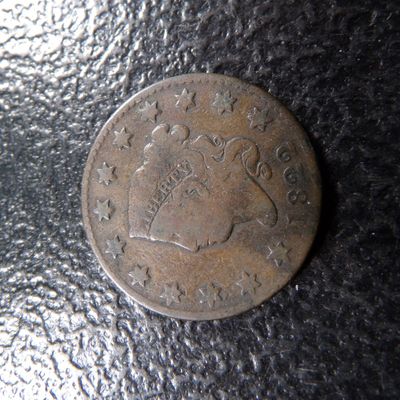 1822 CORONET HEAD LARGE CENT
