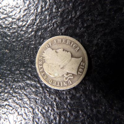 1912-D BARBER SILVER DIME