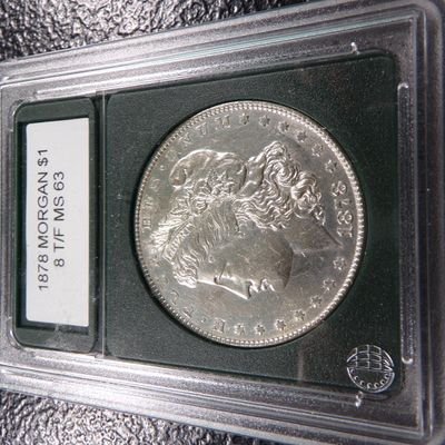 1878 8 TAIL FEATHERS HIGH GRADE MORGAN SILVER DOLLAR
