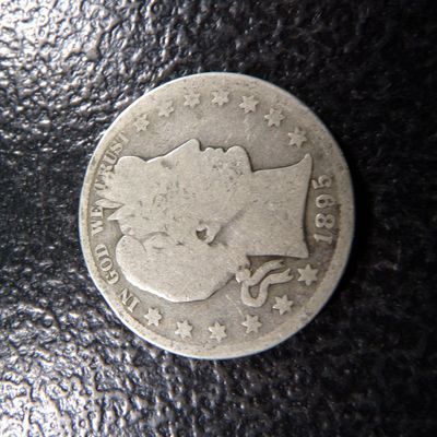 1895-S BARBER SILVER HALF DOLLAR