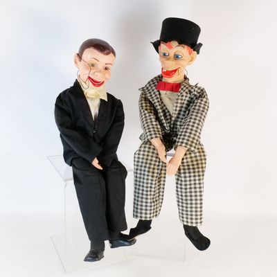 Lot of 2 Juro Novelty Ventriloquist Dolls