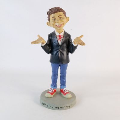 Vintage 1996 Mad Magazine Alfred E. Neuman Resin Statue