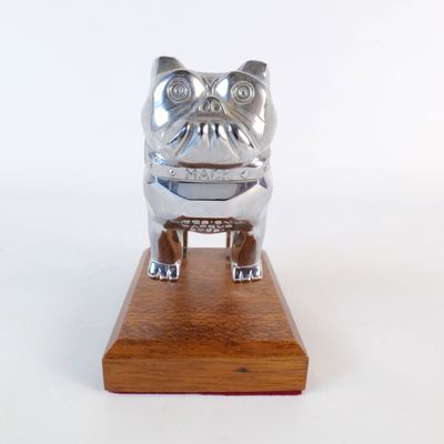 Vintage Chrome Mack Truck Bulldog Hood Ornament