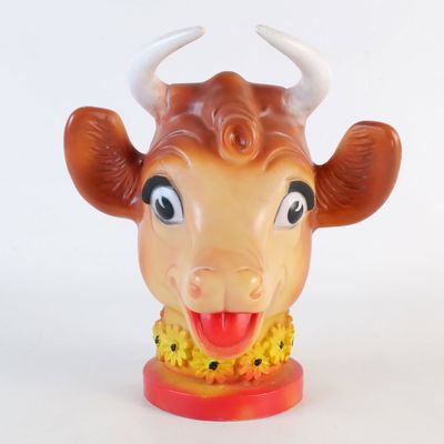 Vintage 1950s Borden's Dairy Elsie the Cow Figural Rubber Lamp Night Light