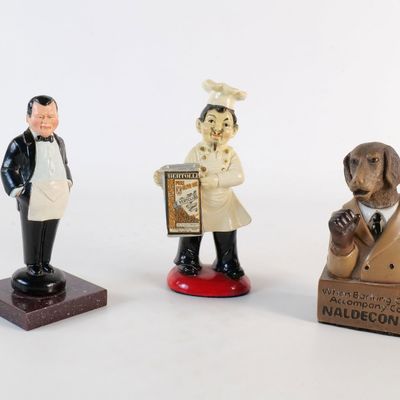 Lot of 3 Vintage Advertising Figurine Pieces