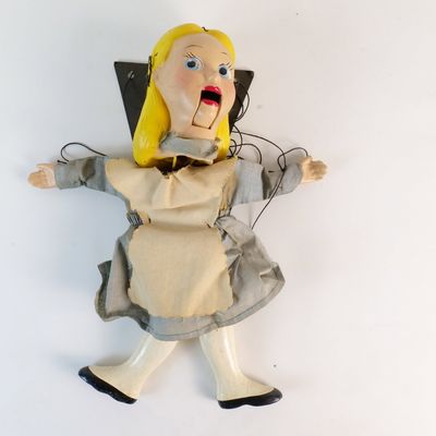 Vintage 1950s Disney Alice in Wonderland Marionette Puppet