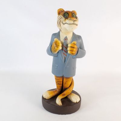 Vintage 1960s Electrolux Sales Achievement Award Tiger Statue