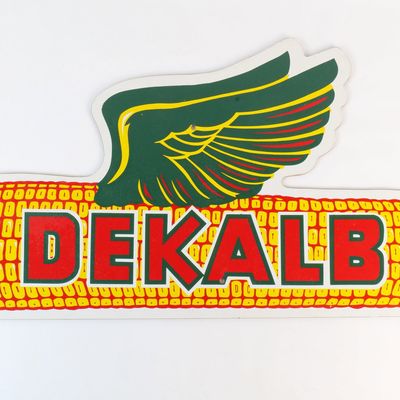 Vintage Dekalb Seed Corn Masonite Sign
