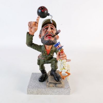 Custom Fidel Castro Figurine