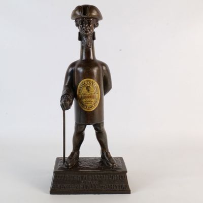 Vintage Whitbread and Co. London Stout Cast Metal Bar Statue