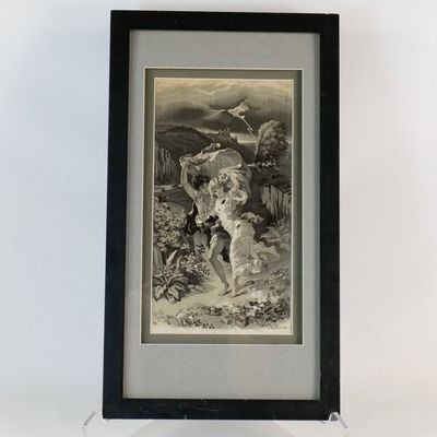 Antique Neyret Freres Woven Silk Tapestry
