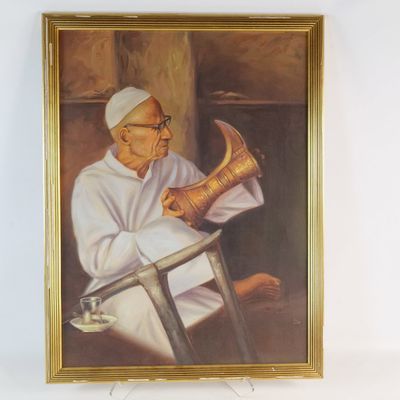Oil on Canvas - Elderly Man
