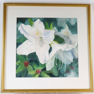 Margaret Crawford Signed Watercolor Painting