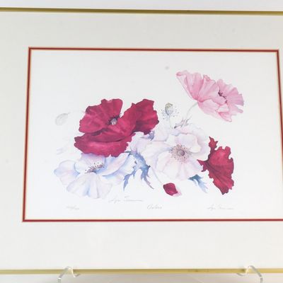 Framed Watercolor Print - "Bolero"