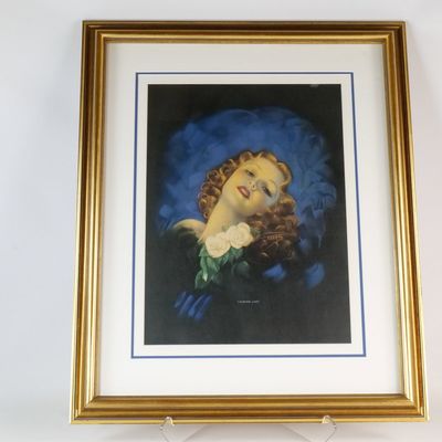 Vintage 1940s Billy DeVorss "Leading Lady" Pin-Up Art Print