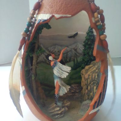 The Ashton-Drake Galleries Call to the Eagle Spirit Portrait Figurine
