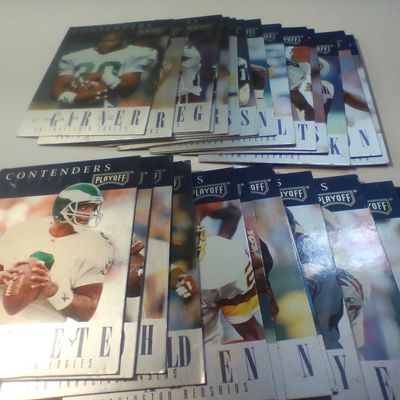 A Collection of 1995 Playoff Contenders Football Trading Cards