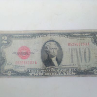 US Two Dollar Legal Tender Note Series of 1928 F
