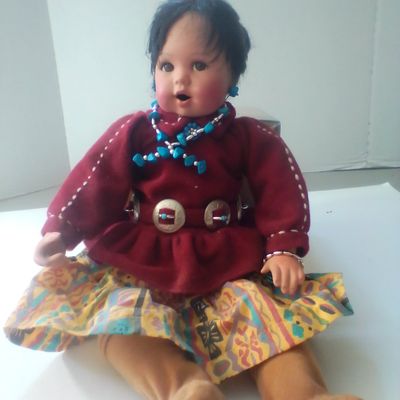 Perillo for Artaffects Gentle Flower Native American Style Doll 1995