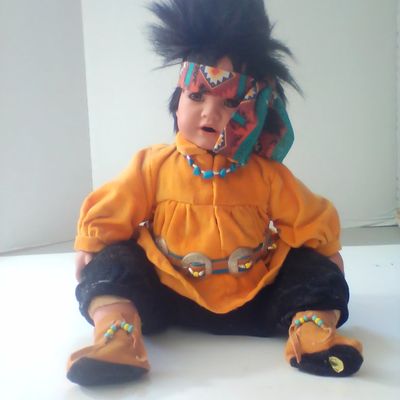 Gregory Perillo for Artaffects Little Breeze Native American Style Vinyl Doll