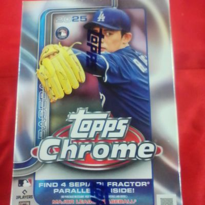 2025 Topps Chrome Baseball Factory Sealed Value Box