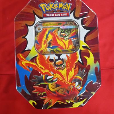 Sealed Pokemon TCG Mega Evolution Ascended Heroes Collector Tin Featuring Mega Emboar ex