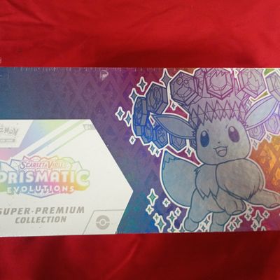 Pokémon TCG Scarlet and Violet Prismatic Evolutions Super-Premium Collection Sealed Box